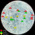 История посещений Луны
